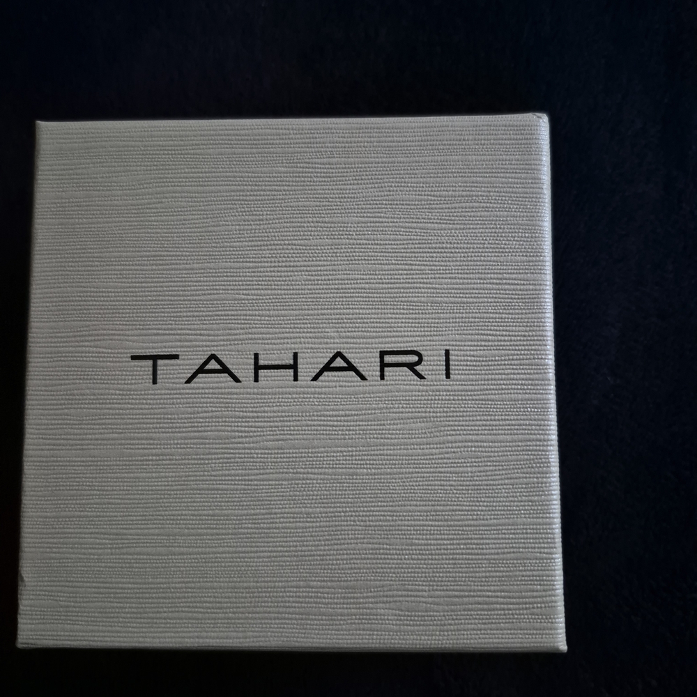Tahari Gold Necklace Set with White Accents - Picture 2 of 3